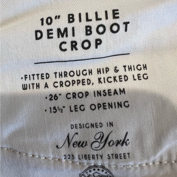 J.Crew Demi Boot Crop Frayed Raw Hem Light Wash jeans - Picture 9 of 16